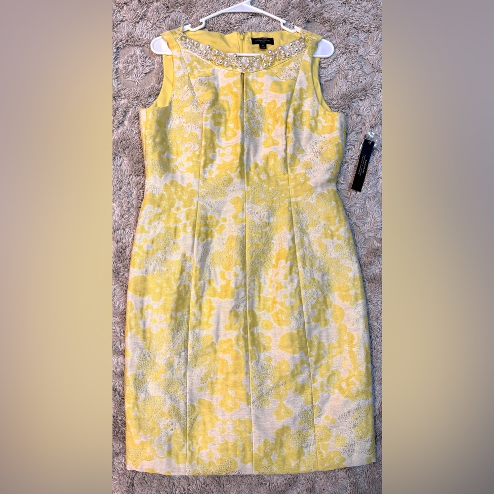 TAHARI ARTHUR S. LEVINE SUNSHINE YELLOW DRESS